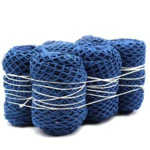 Torba z Czystej Bawełny z Siatki - Denim