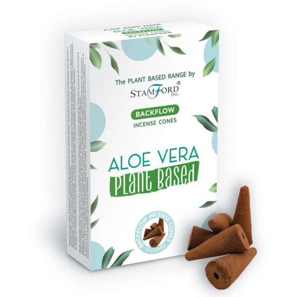 Stożki kadzideł Backflow Roślinne – Aloes