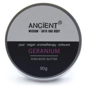 Masło do ciała z masłem shea – aromaterapia – geranium – 90 g