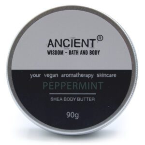 Masło do ciała z masłem shea – aromaterapia – mięta pieprzowa – 90 g