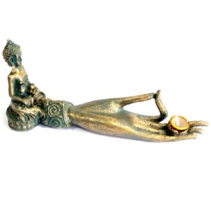 Antyczny Budda – Palenisko na kadzidła w dłoni