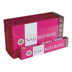 Kadzidła Golden Nag 15g – Czerwona Róża