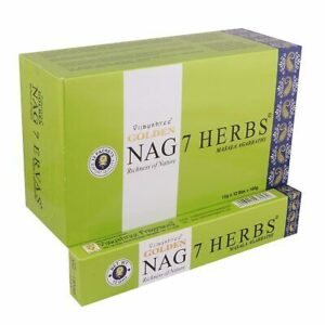 Kadzidła Golden Nag 15g – Siedem Ziół