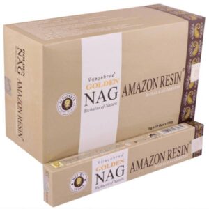 Kadzidła Golden Nag 15g – Żywica Amazońska (Breuzinho)