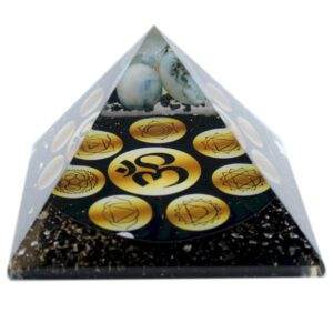 Piramida Orgonitowa – Om Czakra Północy – 90 mm