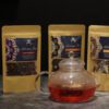 Dzbanek z zaparzaczem szklany – okrągła perła – 800 ml - obrazek 2