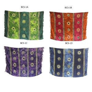 Sarong Celtycki Bali - Symbole Słońca (4 Różne Kolory)