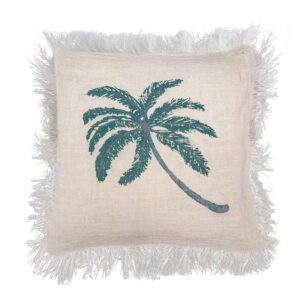 Poduszka lniana 60x60 cm Palma
