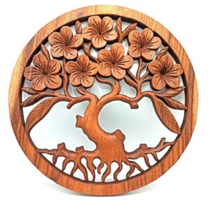 Panel Drzewo Życia z Frangipani – 40 cm