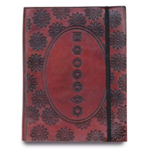 Średni Notes z Paskiem - Mandala Czarkowa