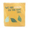 Torba Bawełniana z Nadrukiem - We are Leaves - Żółta