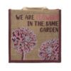 Torba Jutowa z Nadrukiem - We are Flowers - Różowa - obrazek 10