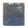 Torba Bawełniana z Nadrukiem - We are Waves - Naturalna - obrazek 3