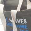 Torba Bawełniana z Nadrukiem - We are Waves - Naturalna - obrazek 6