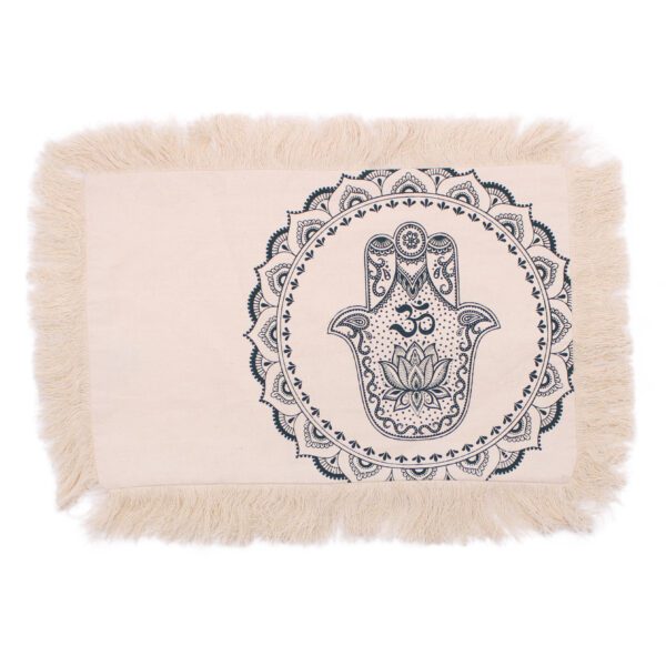 Poduszka Hamsa Mandala – 30x50 cm – Zielona - obrazek 5