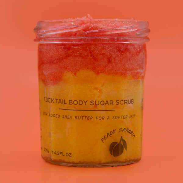 Pachnący peeling cukrowy 300 g – brzoskwiniowa sangria - obrazek 2