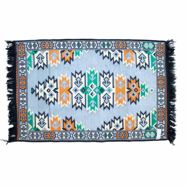 Dywan Kilim 125x80 cm – Antracytowy