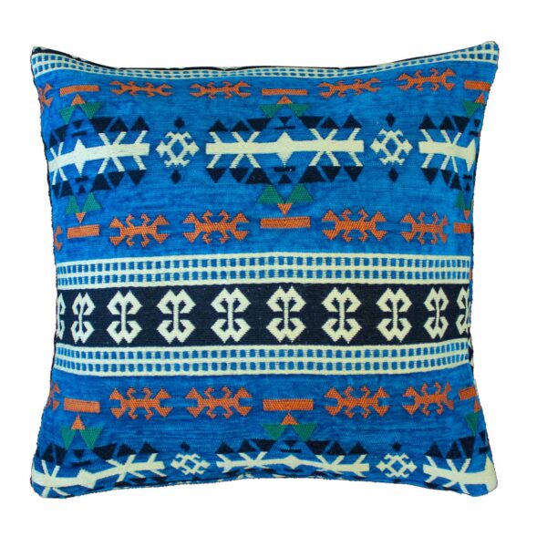 Poszewka na poduszkę Kilim – Błękitna