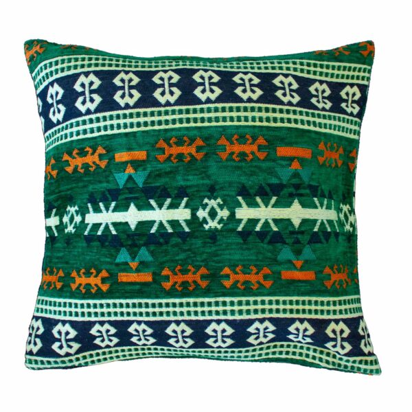 Poszewka na poduszkę Kilim – Zielona