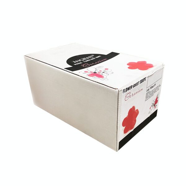 Mydło gościnne w kształcie kwiatu – geranium - obrazek 7