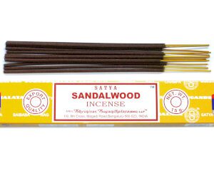 Zestaw Startowy Kadzideł Satya (7 zapachów + Podstawka Mango Wood)