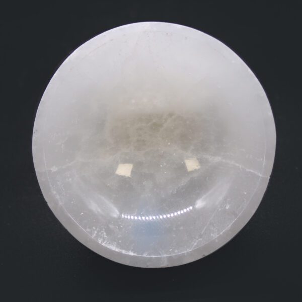 Okrągła Miska z Selenitu – 8 cm - obrazek 3