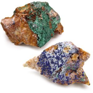 Okazy Minerałów – Azuryt z Malachitem (ok. 20 szt.)