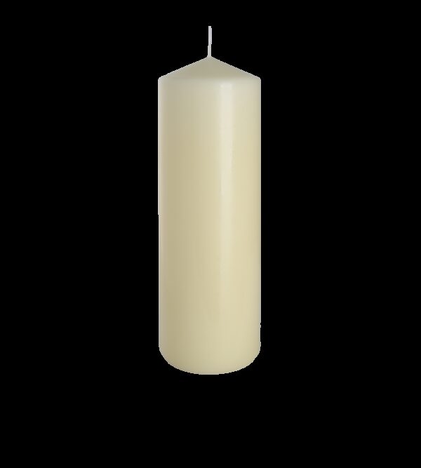 Pillar Candle 80x250mm - Ivory - obrazek 7