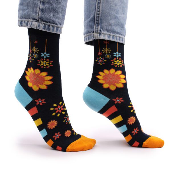 Skarpetki Bambusowe Hop Hare (36-40) - Kwiaty Mandali