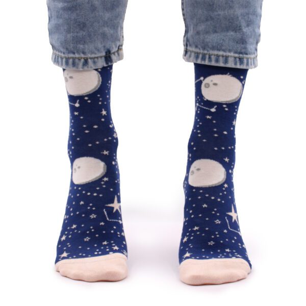 Skarpetki Bambusowe Hop Hare (36-40) - Spacer po Księżycu - obrazek 5