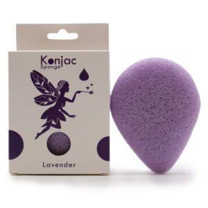 Konjac – gąbka w kształcie łezki – lawenda – łagodząca