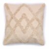 Poszewka na poduszkę Classic – Luksusowy kremowy krzyżowy wzór – 45x45 cm
