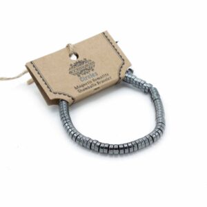 Bransoletka Shamballa z magnetycznego hematytu – Okręgi