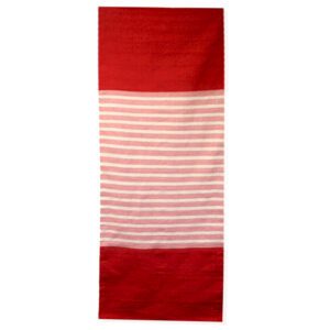 Bawełniany dywan indyjski – 70x170 cm – Czerwony / Różowy