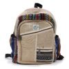 Mały Plecak z Konopi - Styl Zig Zag Zips - obrazek 5