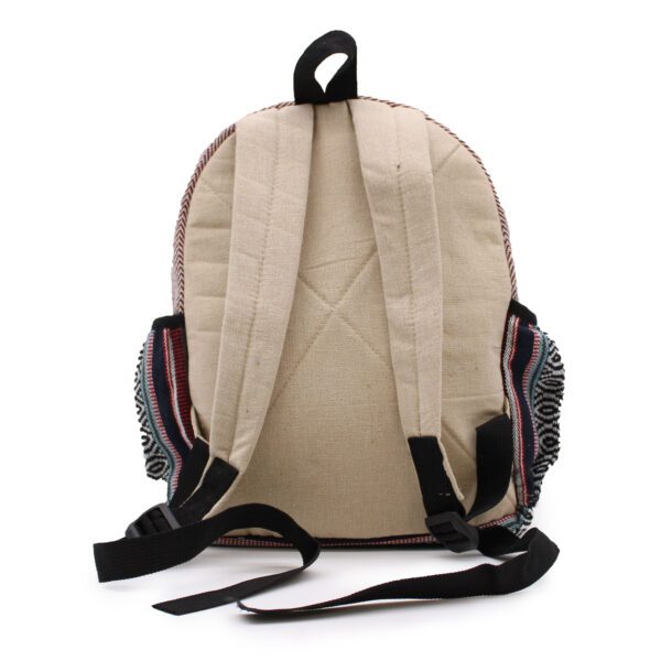 Mały Plecak z Konopi - Styl Zig Zag Zips - obrazek 7