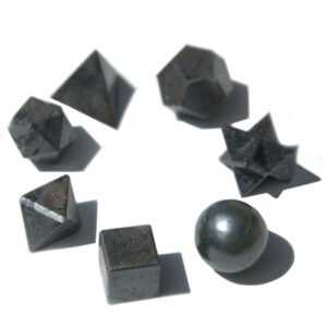 Zestaw Geometryczny 7 Części – Agat Czarny