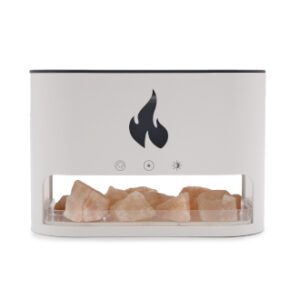 Dyfuzor Aromatyczny Blaze – Komora z Solą Himalajską – USB-C – Efekt Płomienia (z solą)