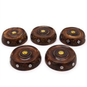 Palnik na stożki i patyczki – różne wzory – drewno mango