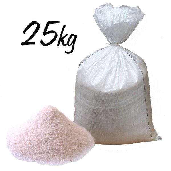 Różowa sól himalajska drobnoziarnista – worek 25 kg
