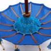 Dekoracyjna parasolka Bali – Bawełna – Niebieska – 40 cm - obrazek 3