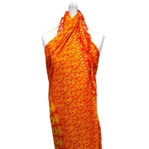 Limonkowo-Pomarańczowy Sarong Mandala