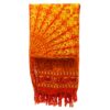 Limonkowo-Pomarańczowy Sarong Mandala - obrazek 4