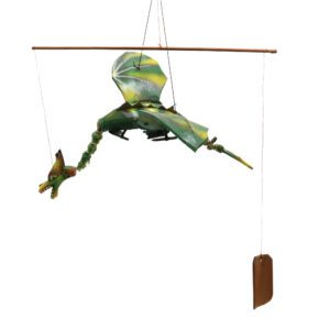 Zielony smok z kokosa – Mobil 37 cm