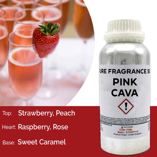 Różowe Cava Czysty Olej Zapachowy - 500ml