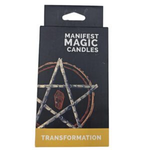 Świece Manifestacji Magii (zestaw 12) - Czarne - Transformacja