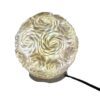 Boho Lampa z Muszelek Morskich – Różowa Kula – 15 cm - obrazek 3