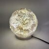Boho Lampa z Muszelek Morskich – Różowa Kula – 15 cm - obrazek 4