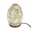 Boho Lampa z Muszelek Morskich – Różowy Owal – 15 cm