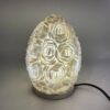 Boho Lampa z Muszelek Morskich – Różowy Owal – 15 cm